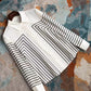 Women Elegant Black And White Striped - I Love Chiffon - Last days of Summer