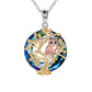 Tree of Knowledge Crystal Round Necklace