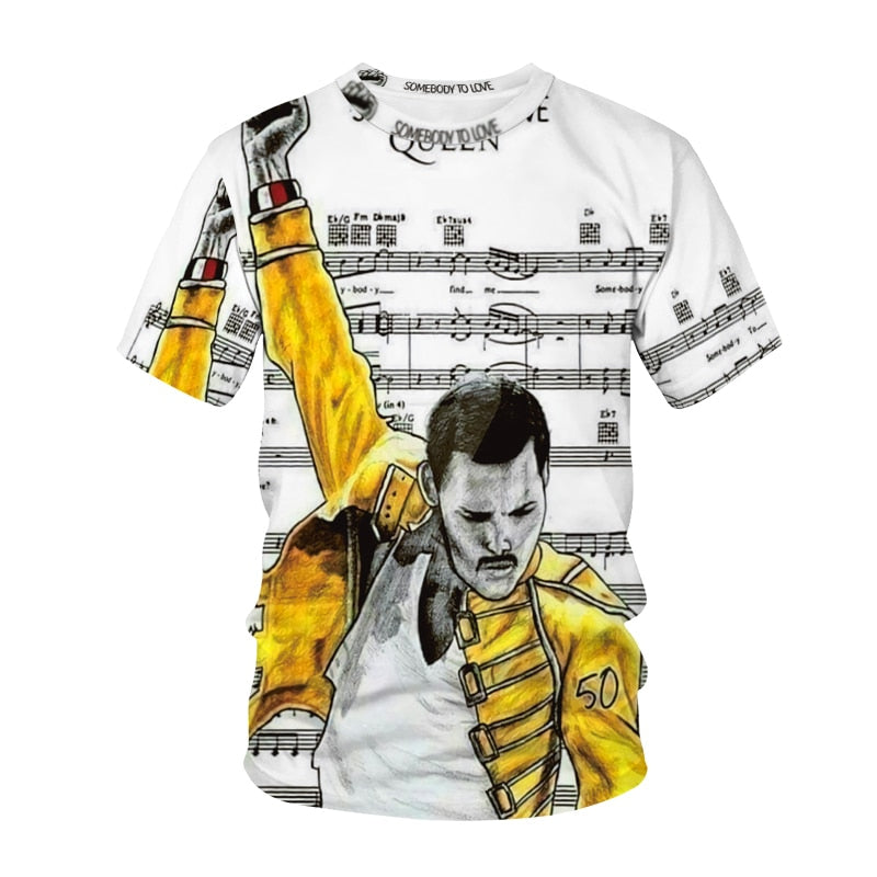 Queen 3D Rock T-Shirts