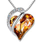 Gorgeous Ocean Heart Necklace